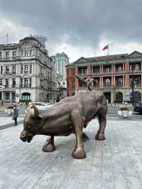 🐂 ลูบไข่กระทิงแล้วเฮงงงง The bund