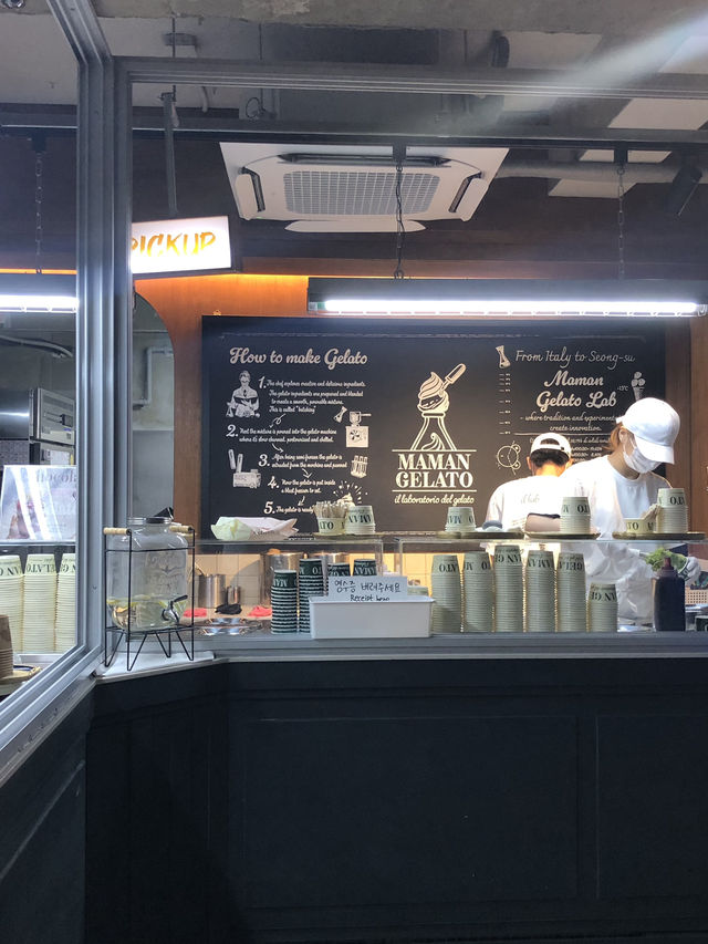 🍨 성수동 디저트 핫플 쫀득+고급 재료의 만남, ‘마망젤라또(Mamang Gelato)’ 
