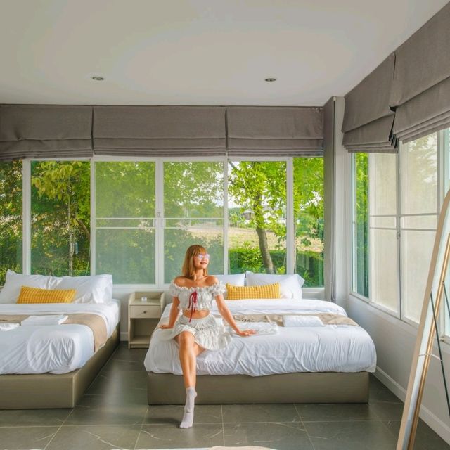 พูลวิลล่าเขาใหญ่สวยบรรยากาศชิล The Time Pool Villa
