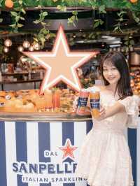 🍹Happy Hour 嘆返杯Sanpellegrino夏日雞尾酒  每次嚟香港嘉里酒店百味村，都覺得呢度好Relax！ 呢度總喺會有好多外國人喺到 Happy Hour  最近推出歡樂時光優惠，所