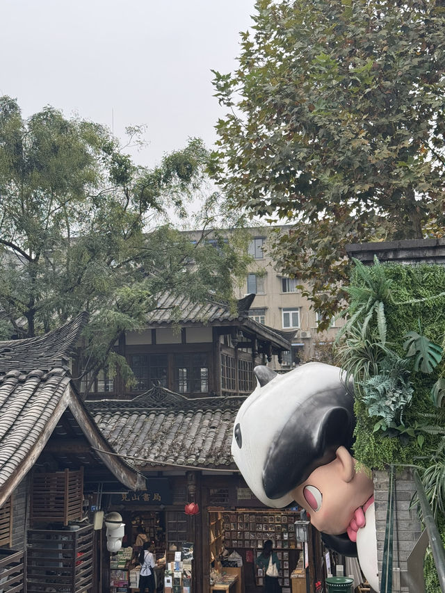 หนึ่งแลนมาร์คเฉิงตูที่ต้องมา! 宽窄巷子