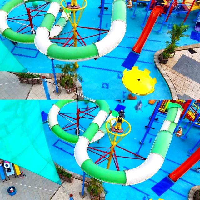 The Ultimate Splash Day at Waterpark Top 100 Batu Aji, Batam! 💦🌴