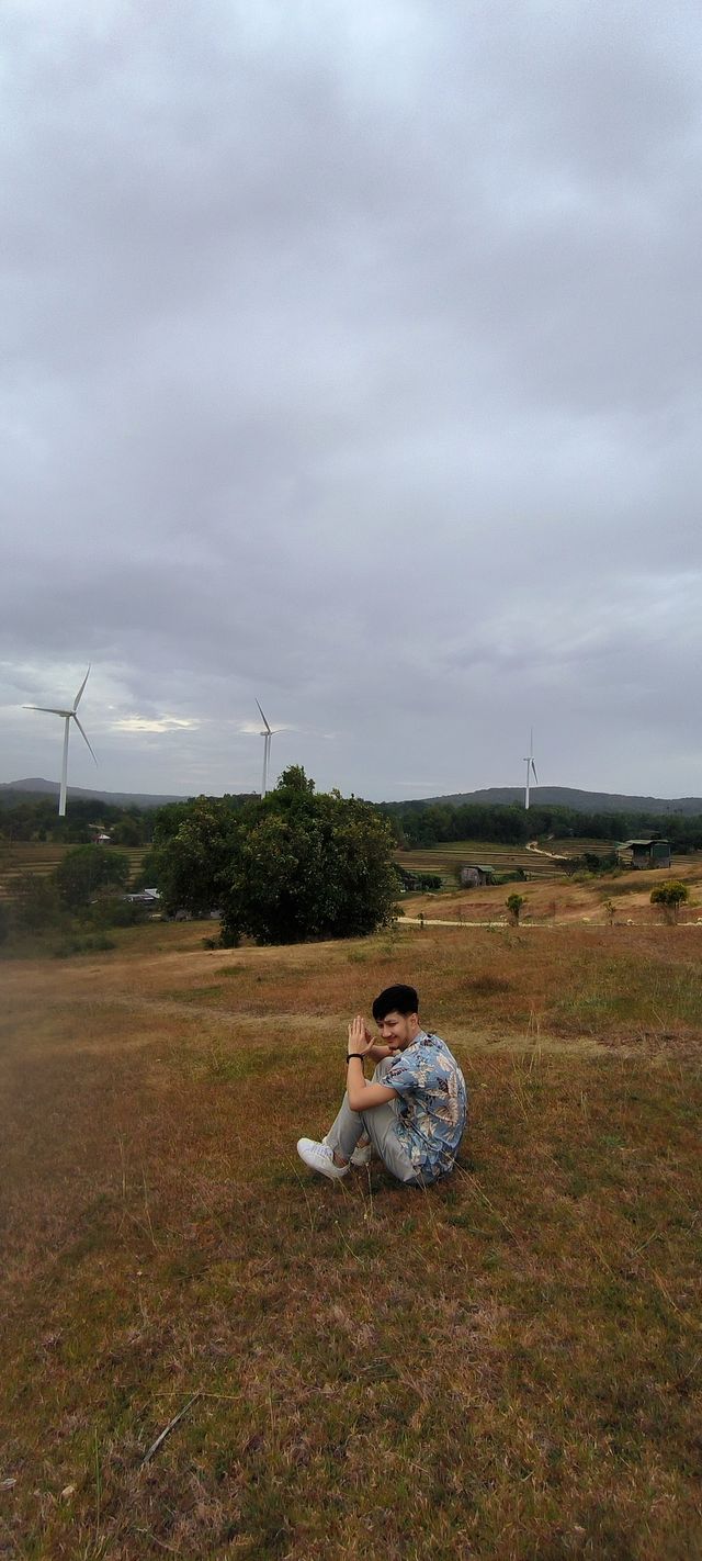 San Lorenzo Wind Farm Lookout Point in Guimaras, Philippines
