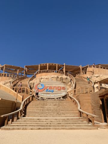 🏝️埃及｜紅海 Orange Bay 水上行程：浮潛＋香蕉船一網打盡