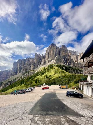 A World-Class Scenic Viewpoint and Mountain Pass: Dolomites, Italy.