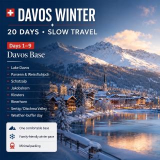🇨🇭❄️ 20 DAYS IN DAVOS — A SLOW WINTER SWITZERLAND