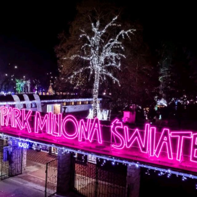 Winter magic - Million Lights Park in Zabrze