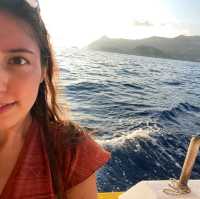 Boat ride chasing the sunset 