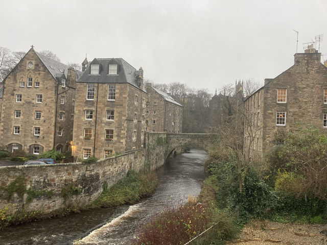 Dean Village. A quaint old mill town within walking distance of Edinburgh