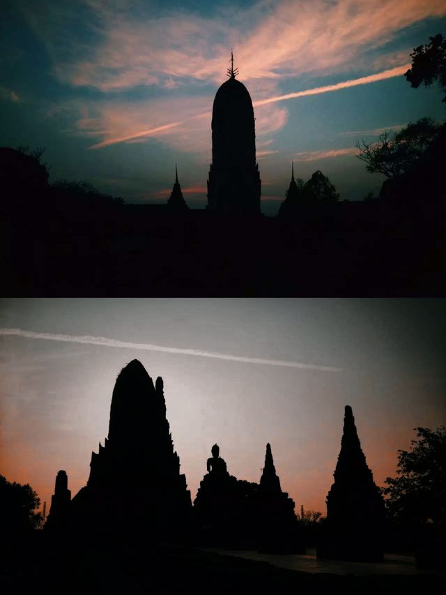 Ayutthaya: Amidst the hustle and bustle of the world, as the sun sets and the journey comes to an end, the glory of a hundred years is but a fleeting cloud of smoke.