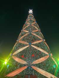 環球影城的巨星聖誕樹真的太美了！冬天的氛圍感拿捏啦