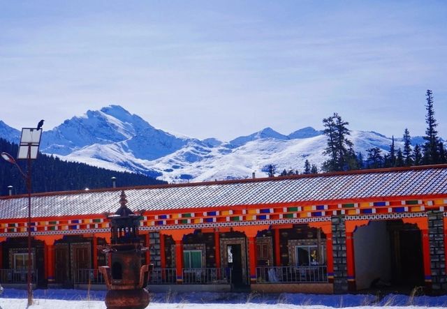 冬日雪景如畫，走進人間淨土措普溝