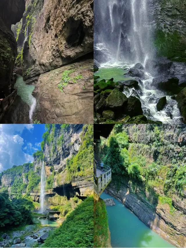 Longshui Gorge is a deep and precipitous rift valley, with a grand scale and a majestic momentum