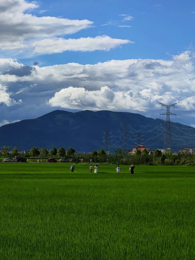沒有濾鏡，只有藍天和白雲