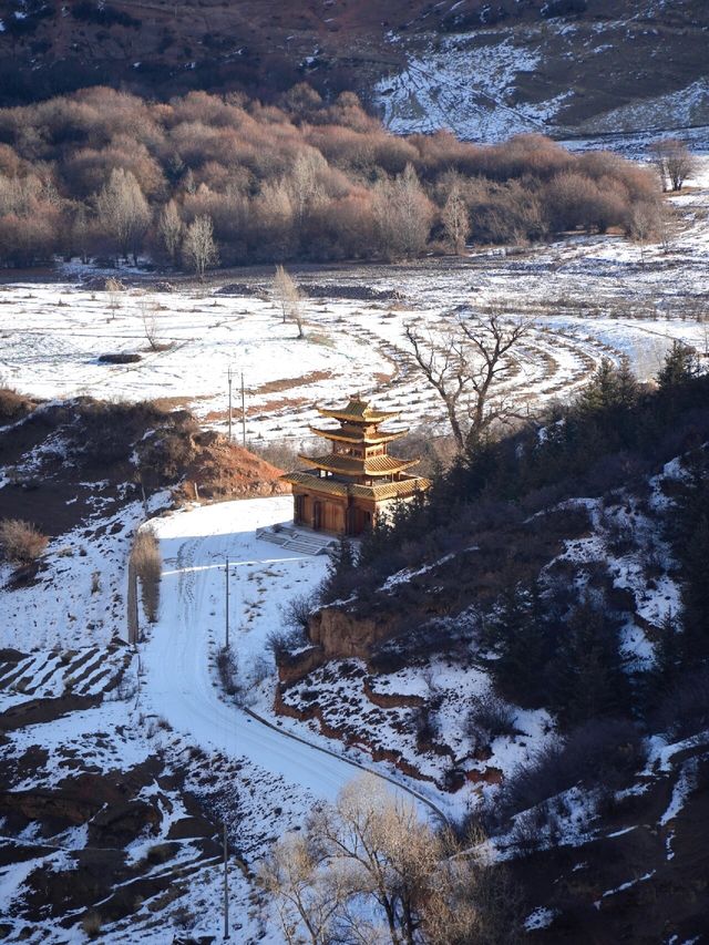 冬遊張掖——馬蹄寺