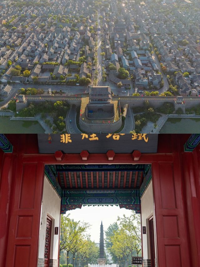 被水環抱的古城-聊城東昌水上古城