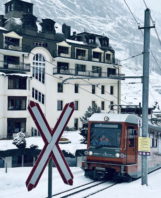 瑞士一路與雪山為伴
