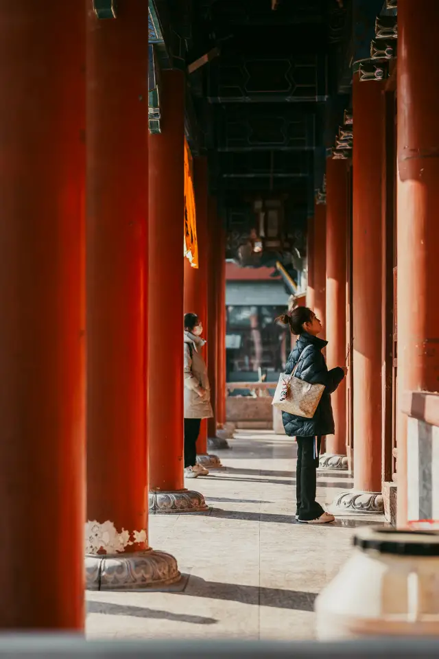 The plum blossoms at Daxingshan Temple in Xi'an have bloomed, let me take you to unlock the story-telling spots