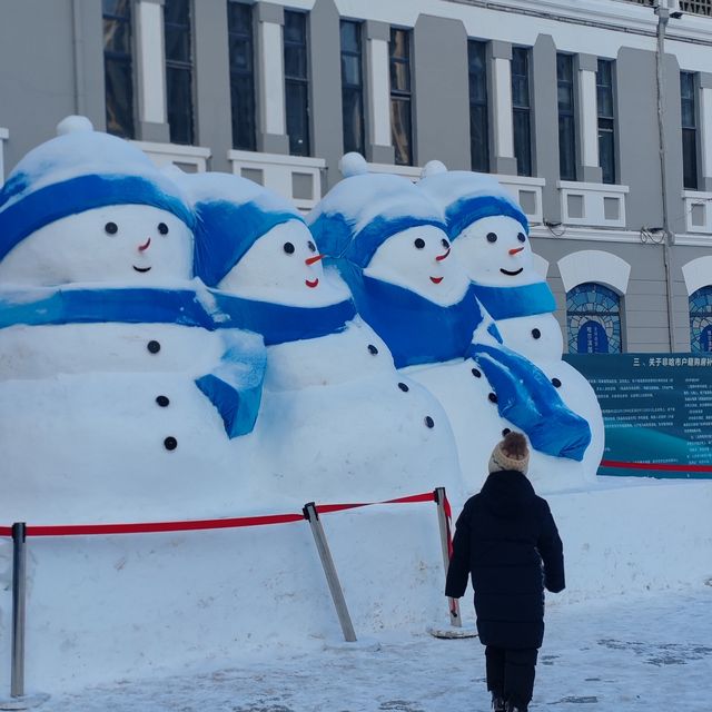 爾濱免費雪人打卡