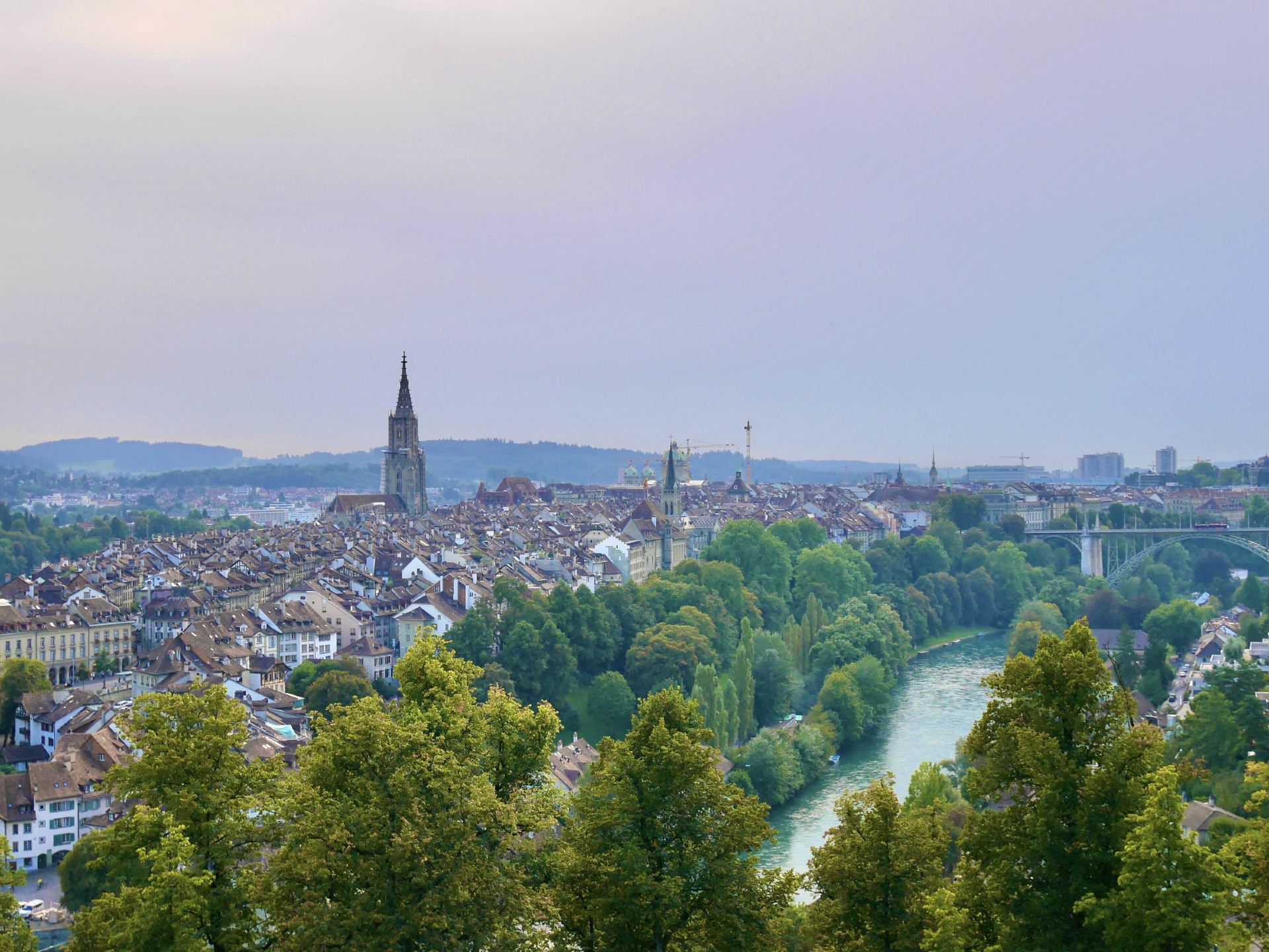 【Bern, Thụy Sĩ】Nhìn ra quang cảnh tuyệt đẹp của Sông Aare