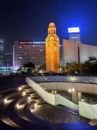 夜幕下的香港