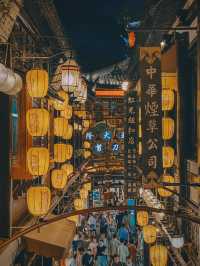 夜遊豫園，不錯的拍照打卡點