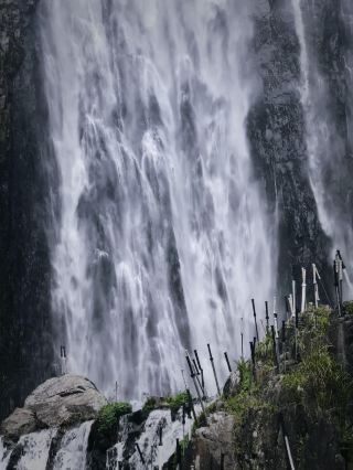So astonishing! I captured the scene 'as if the Milky Way had fallen from the sky' at Baizhangji