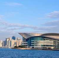 Victoria harbor Hongkong nice place to see the city scapes 