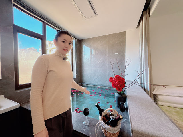 沉浸式入住營口鱸魚圈玖玖小憩溫泉民宿