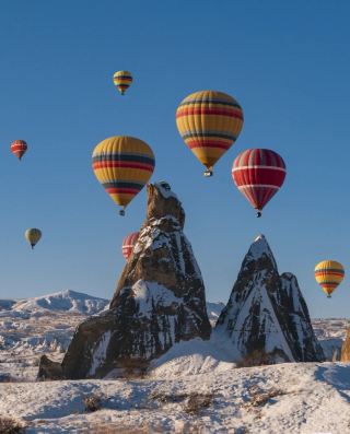 The only thing that can beat hot air balloons in Türkiye is...