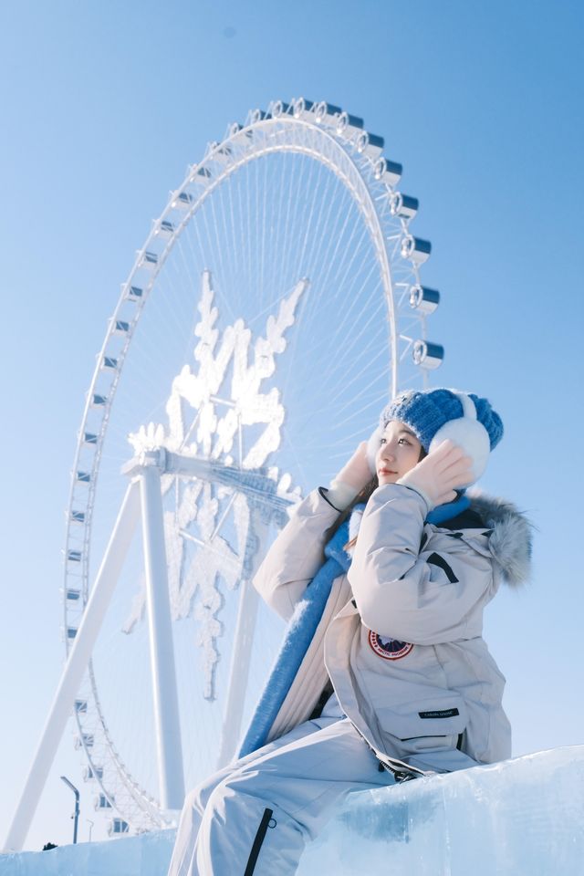 在冰雪大世界拍了一個月｜總結了這些機位！