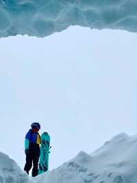 Blackcomb Glacier Ice Cave Ski is Charming❤️🥰🥰