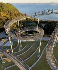 漫步浦項環湖公園｜邂逅獨特的太空步道