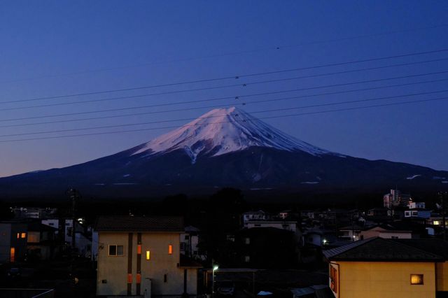 在富士山下入住絕美酒店