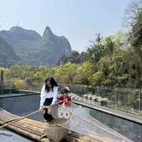 **Family Trip to Yangshuo | The Massive Mountain-View Room Took My Breath Away! ⛰**  
