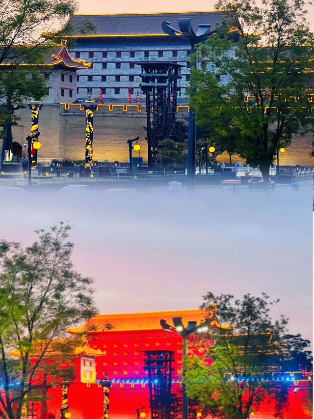 🌆✨ Xi’an City Wall After Dark – A Night to Remember!