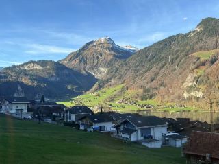 Lungern: A Sapphire Left Behind in the Alps by God. If Switzerland is a flowing oil painting, then Lungern is the most vibrant splash of blue in that painting.