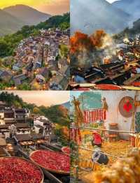 被《國家地理》評為最美古村的秋天有多絕