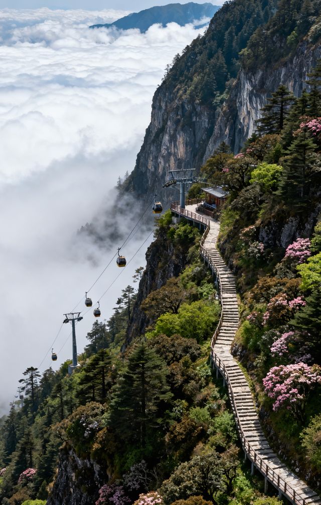 蒼山索道秘境打卡