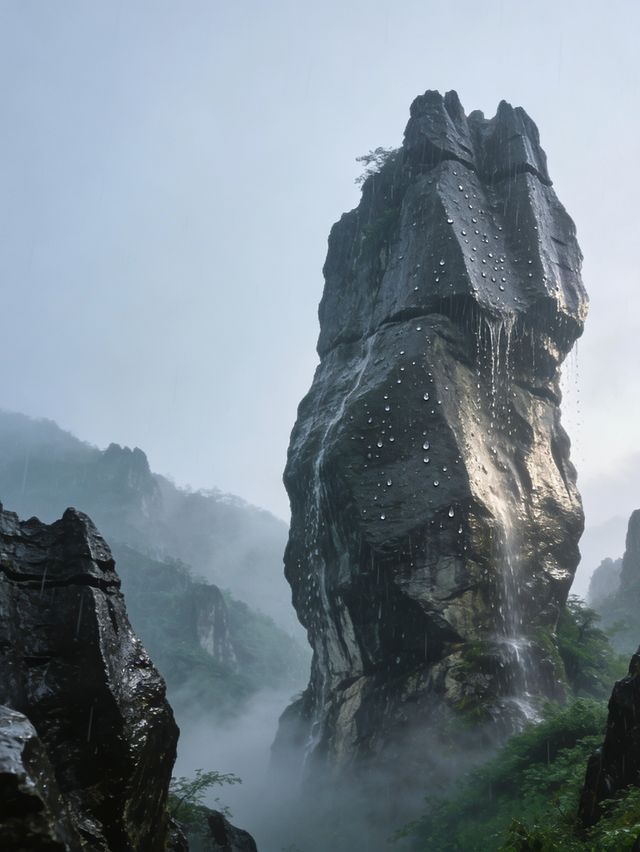 雨_石林華鎰山_四川廣安 雨_石林華鎰山_四川廣安