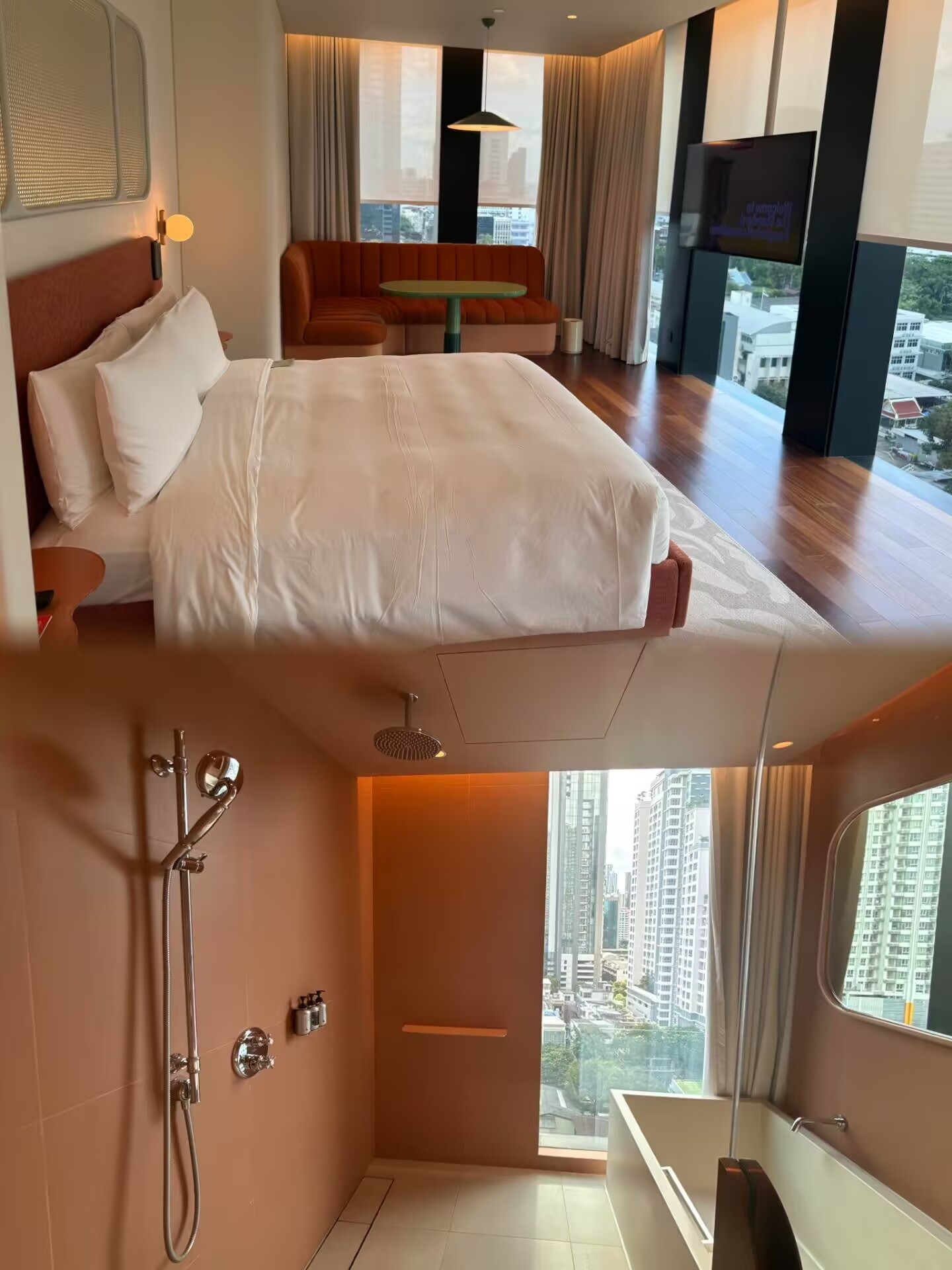 🌟A delightful encounter in Bangkok — The Standard
The moment I stepped into The Standard’s lobby, I was captivated by the relaxed yet stylish atmosphere. The lobby’s design is very distinctive, modern with a touch of vintage flair, and the lighting is perfectly soft, making me feel gently embraced. After dragging my luggage and checking in, the front desk staff was super friendly, efficiently handling the check-in while introducing me to the hotel’s various facilities. At that moment, I knew this stay was going to be great.
🏊♀️Amazing wellness facilities
The hotel’s gym and pool quickly became my favorites. The gym is fully equipped with treadmills and all kinds of fitness machines, and the environment is very quiet, allowing me to fully focus during workouts. The pool is even more impressive, stylishly designed with crystal-clear water surrounded by greenery. I made sure to swim a few laps every day, feeling all my fatigue wash away. What surprised me most was the dedicated relaxation area by the pool, filled with comfortable loungers where I often lay soaking up the sun, enjoying a leisurely afternoon.
🛌Perfect stay experience
The room was exquisitely decorated—simple yet cozy. The bed was especially comfortable, with a mattress that was just the right firmness; I sank right in and slept soundly. Plus, the room had an amazing view—pulling back the curtains revealed the lively street scene outside, full of energy. Every time I returned to the room, I felt a warm sense of home. A small detail that touched me was the high-quality toiletries with a fresh scent, making the experience even more pleasant.
🍽️A culinary journey
The hotel’s restaurant truly satisfied my appetite. The breakfast selection was incredibly rich, with various breads, fruits, drinks, and hot dishes, ensuring I was full every morning. The restaurant’s ambiance was also great, with plenty of natural light, making dining there a joyful experience. Besides breakfast, the other hotel restaurants were worth trying—I enjoyed authentic Thai cuisine here, perfectly spicy and delicious, every bite a delight.
📍Super convenient location
The Standard’s location is really convenient, right in the heart of Bangkok with many attractions nearby. It’s especially close to the famous Chatuchak Weekend Market, which I visited daily. The market offers all kinds of trinkets and tasty street food, with new surprises every time. The hotel is also close to the subway station, making travel very easy—getting anywhere was a breeze, which was very important to me.
📝Tips
When checking in, it’s a good idea to learn about the hotel’s activity schedule in advance; sometimes they offer free yoga or cooking classes, which are fun. Also, the hotel staff are very enthusiastic and always ready to help with any questions. Lastly, don’t forget to visit the hotel’s rooftop terrace to enjoy the night view—Bangkok’s nightscape is truly beautiful and will make your trip worthwhile.
In short, my stay at The Standard was unforgettable. From the wellness facilities to every detail of the stay, I felt the warmth and comfort of home. Next time I come to Bangkok, I will definitely choose this place again.