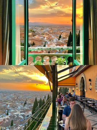 Granada! Hotels whose views alone are worth the price of the room.