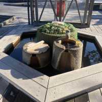 片山津温泉 「足の湯 えんがわ」