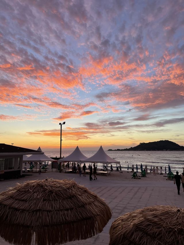제주노을 끝판왕, 호텔 샌드에서~🌅