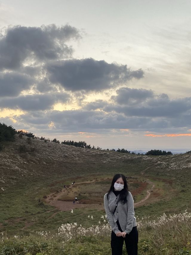일몰명소 제주 오름 [금오름]