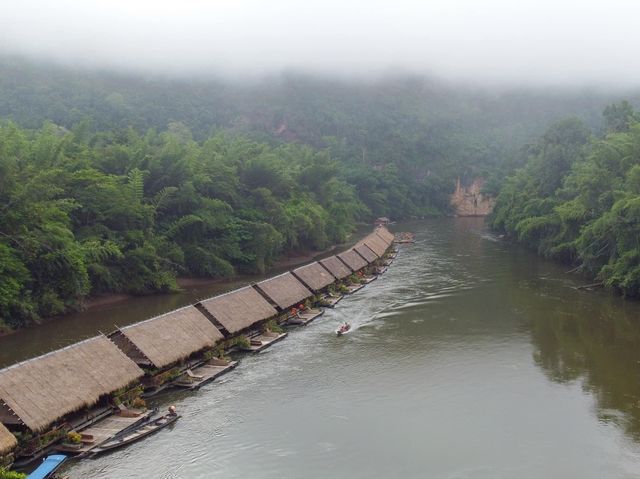 River Kwai Jungle Rafts Floating Hotel 