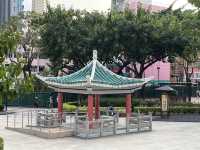 九龍城廣場旁邊嘅賈炳達道公園