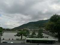 สวนป่าไผ่ &สะพานแม่น้ำสุขใจ @ARASHIYAMA