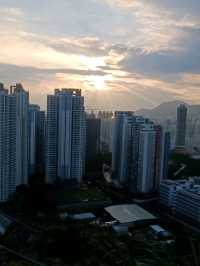 黃昏下的【平山】,果然與衆不同,好靚呀!
