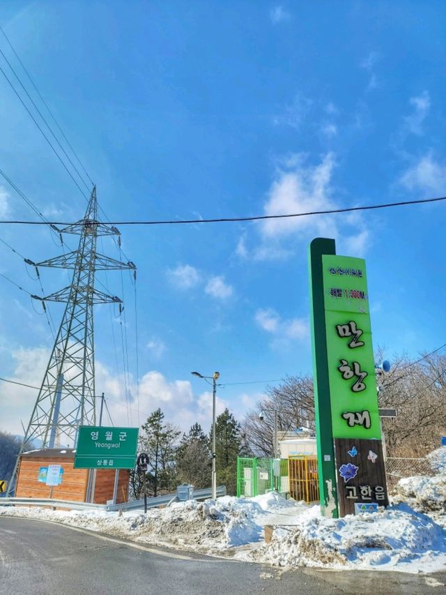강원도 겨울여행은 여기! 정선 만항재❄️